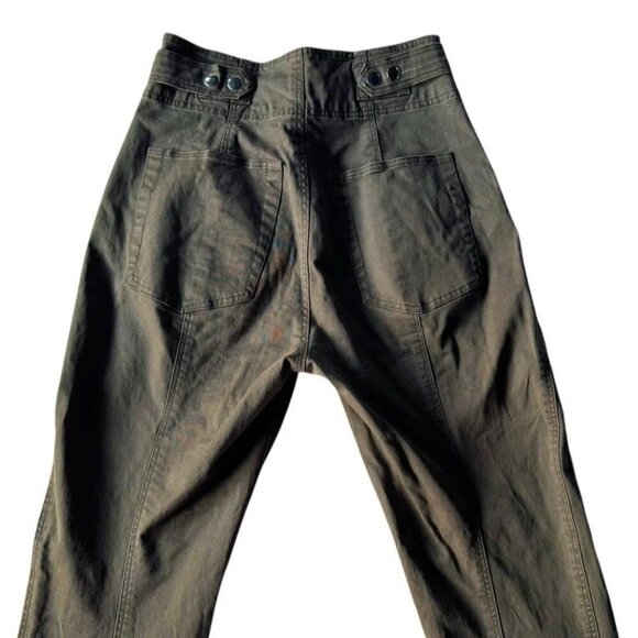 A.L.C Zander On Duty Army Zip Front Pants Women’s Sz 0  Chrissy Teigen Colab - Picture 9 of 12